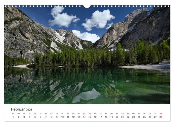 Produktbild: Magie der Bergseen &ndash; Spiegelungen im Licht der Berge (Wandkalender 2026 DIN A3 quer), CALVENDO Monatskalender