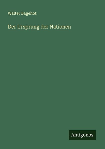 Produktbild: Der Ursprung der Nationen