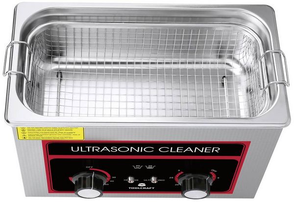 Produktbild: TOOLCRAFT USC-450 Ultraschallreiniger Schmuck, Werkstatt, B&uuml;robedarf 380 W 4.5 l mit Heizung, mit Reinigungskorb