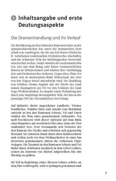 Produktbild: Lekt&uuml;rehilfen Friedrich Schiller 'Wilhelm Tell'