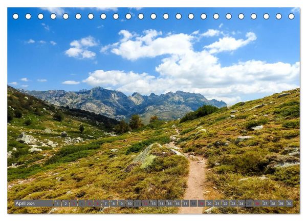 Produktbild: Korsika - Weitwanderweg GR 20 (Tischkalender 2026 DIN A5 quer), CALVENDO Monatskalender