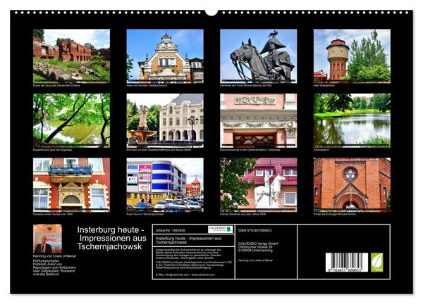 Produktbild: Insterburg heute - Impressionen aus Tschernjachowsk (hochwertiger Premium Wandkalender 2026 DIN A2 quer), Kunstdruck in Hochglanz
