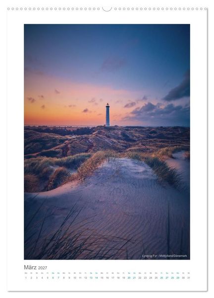 Produktbild: Leuchtt&uuml;rme an der Nordseek&uuml;ste (hochwertiger Premium Wandkalender 2027 DIN A2 hoch), Kunstdruck in Hochglanz