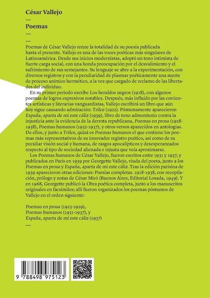 Produktbild: Poemas