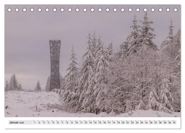 Produktbild: Sauerland - Land der tausend Berge (Tischkalender 2026 DIN A5 quer), CALVENDO Monatskalender