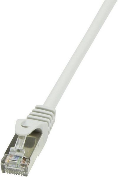 LogiLink CP1082S RJ45 Netzwerkkabel, Patchkabel CAT 5e F/UTP 7.50 m Grau 1 St.