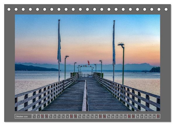 Produktbild: Impressionen vom Starnberger See II (Tischkalender 2026 DIN A5 quer), CALVENDO Monatskalender