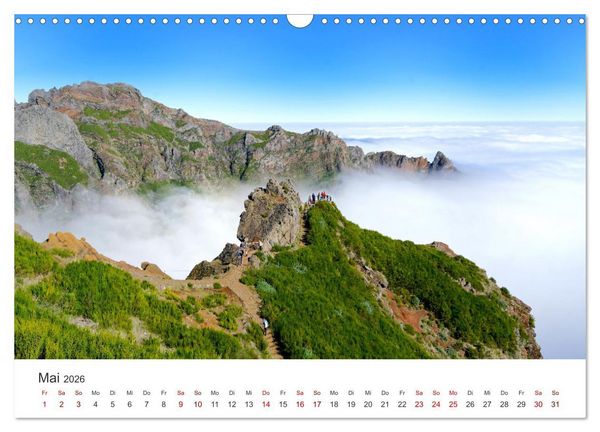 Produktbild: Madeira - Die atemberaubende Insel. (Wandkalender 2026 DIN A3 quer), CALVENDO Monatskalender