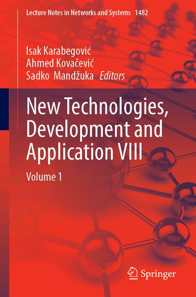 Produktbild: New Technologies, Development and Application VIII