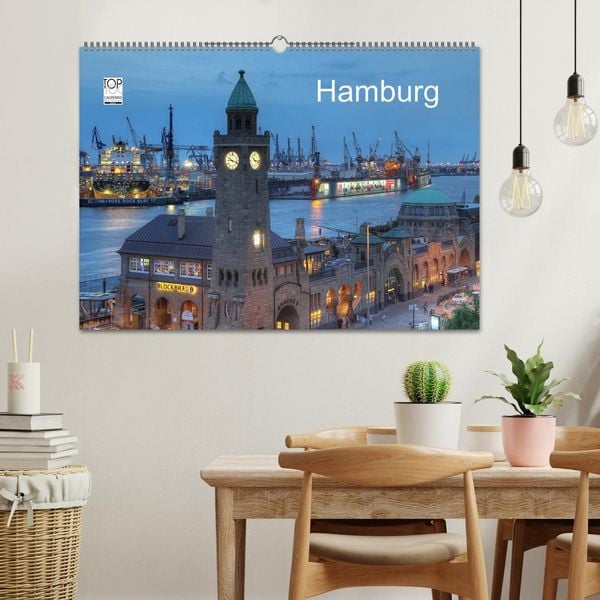 Produktbild: Hamburg (Wandkalender 2026 DIN A2 quer), CALVENDO Monatskalender