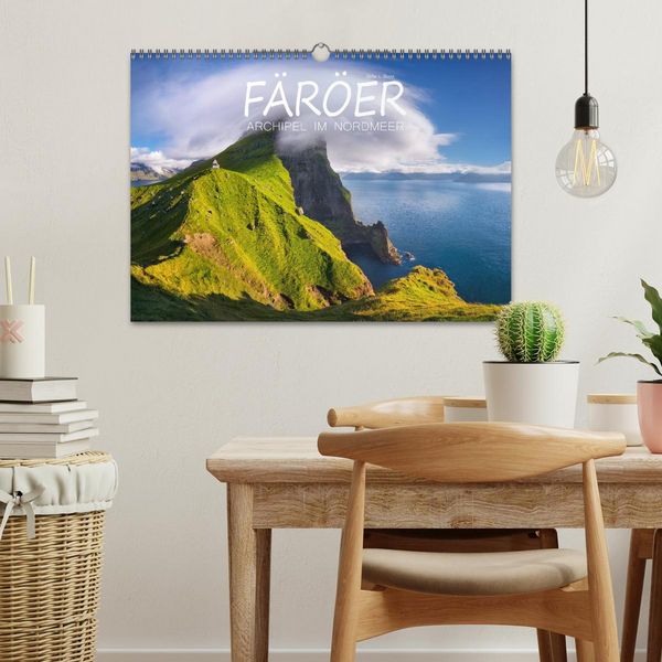 Produktbild: F&auml;r&ouml;er - Archipel im Nordmeer (Wandkalender 2026 DIN A3 quer), CALVENDO Monatskalender