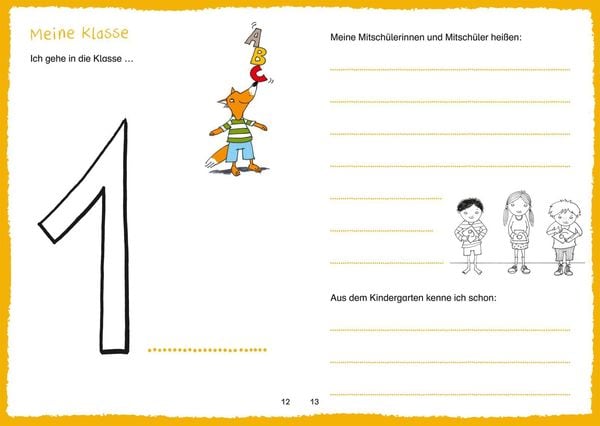 Produktbild: Schlau für die Schule: Hurra! Dein erster Schultag (Mädchen)