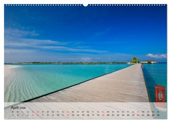 Produktbild: S&uuml;dseetr&auml;ume. Paradiese im Pazifik (Wandkalender 2026 DIN A2 quer), CALVENDO Monatskalender