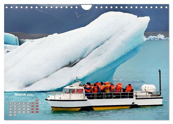 Produktbild: Natural Wonders, Fascinating Places in The World (Wall Calendar 2026 DIN A4 landscape), CALVENDO 12 Month Wall Calendar