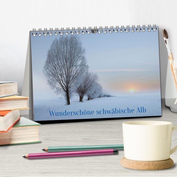 Produktbild: Wundersch&ouml;ne schw&auml;bische Alb (Tischkalender 2026 DIN A5 quer), CALVENDO Monatskalender