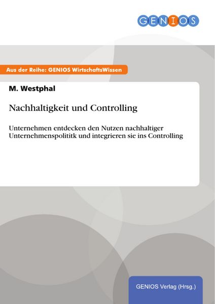 Produktbild: Nachhaltigkeit und Controlling