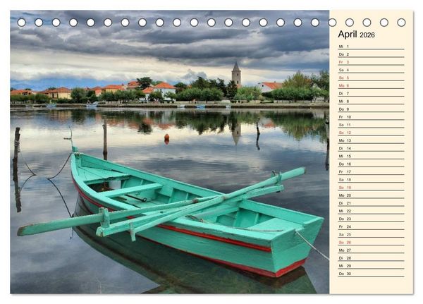 Produktbild: Zadar und Norddalmatien (Tischkalender 2026 DIN A5 quer), CALVENDO Monatskalender