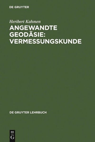 Produktbild: Angewandte Geod&auml;sie: Vermessungskunde