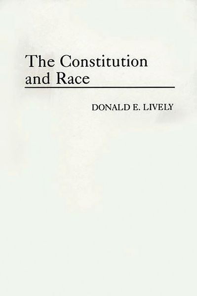 Produktbild: The Constitution and Race
