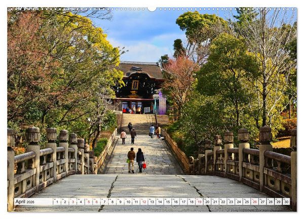 Produktbild: Kyoto Impressionen (hochwertiger Premium Wandkalender 2026 DIN A2 quer), Kunstdruck in Hochglanz