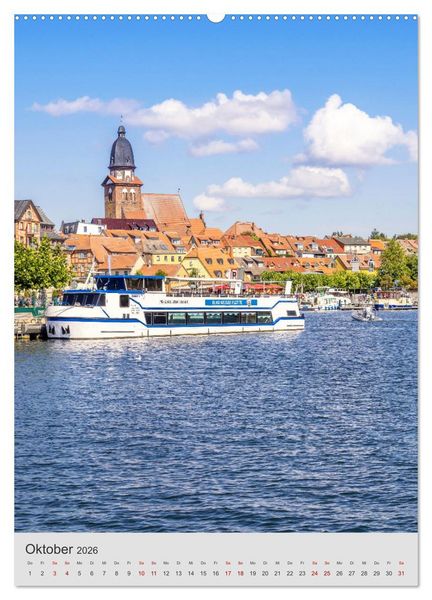 Produktbild: An den gro&szlig;en Seen der Mecklenburgischen Seenplatte (Wandkalender 2026 DIN A2 hoch), CALVENDO Monatskalender