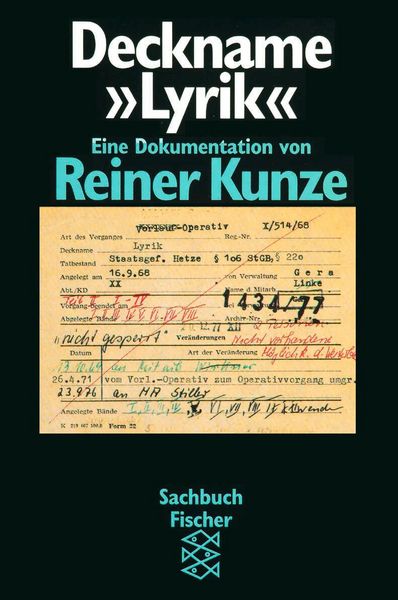 Produktbild: Deckname &raquo;Lyrik&laquo;