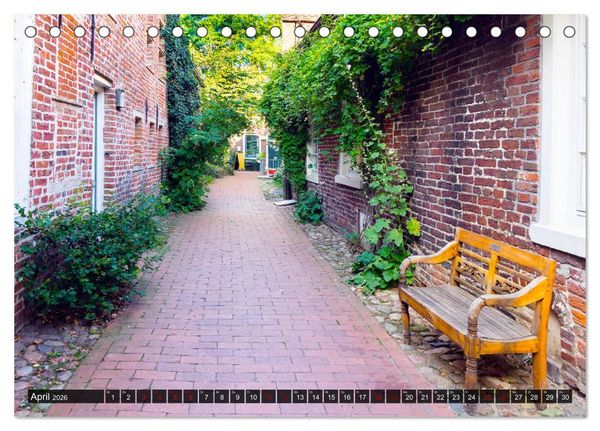 Produktbild: LEER Museumshafen und Altstadt (Tischkalender 2026 DIN A5 quer), CALVENDO Monatskalender
