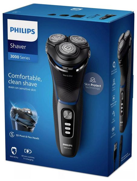 Produktbild: Philips 3000 Series S3344/13 Rotationsrasierer