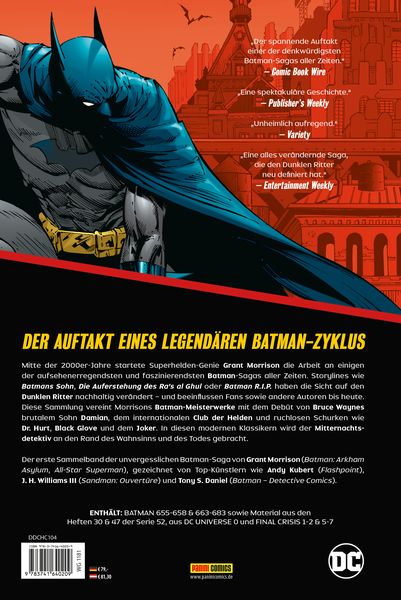 Produktbild: Batman von Grant Morrison (Deluxe Edition)