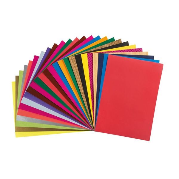 Produktbild: Idena Buntpapier DIN A4 25 Blatt ungummiert sortiert