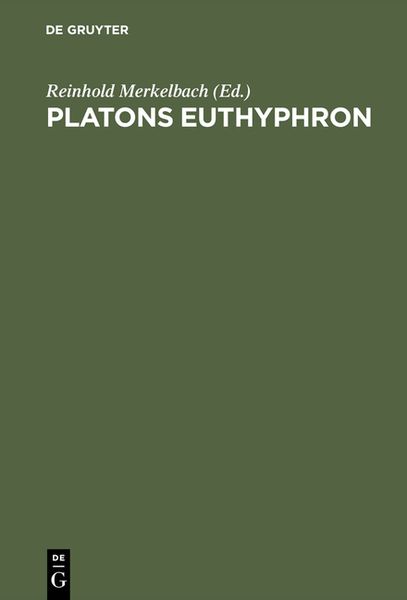 Produktbild: Platons Euthyphron