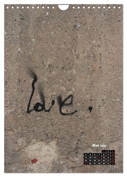 Produktbild: Graffiti & Streetart 2026 (Wandkalender 2026 DIN A4 hoch), CALVENDO Monatskalender