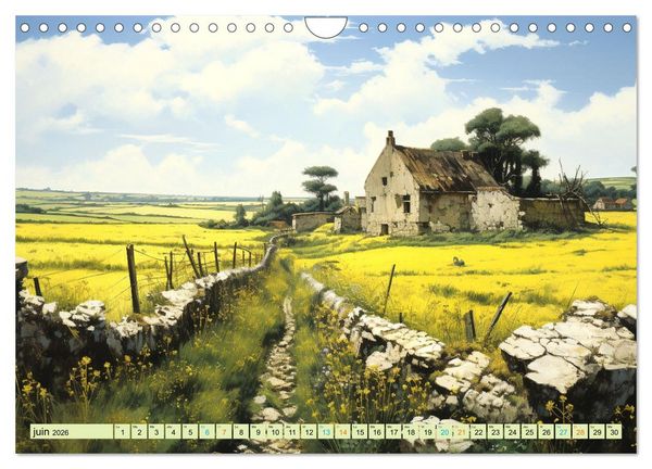 Produktbild: Une vie &agrave; la campagne (Calendrier mural 2026 DIN A4 vertical), CALVENDO calendrier mensuel