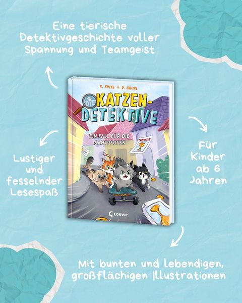 Produktbild: Die Katzen-Detektive (Band 1) - Ein Fall f&uuml;r die Samtpfoten