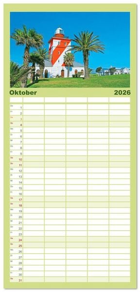Produktbild: Familienplaner 2026 - Kapstadt: Leben unterm Tafelberg mit 5 Spalten (Wandkalender, 21 x 45 cm) CALVENDO