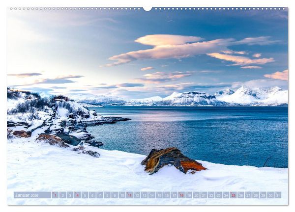 Produktbild: Norwegen - Mythos Landschaften (hochwertiger Premium Wandkalender 2026 DIN A2 quer), Kunstdruck in Hochglanz