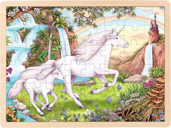 Einlegepuzzle Einhorn