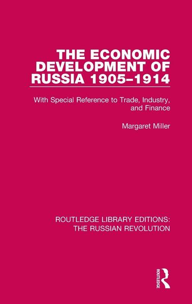 Produktbild: The Economic Development of Russia 1905-1914