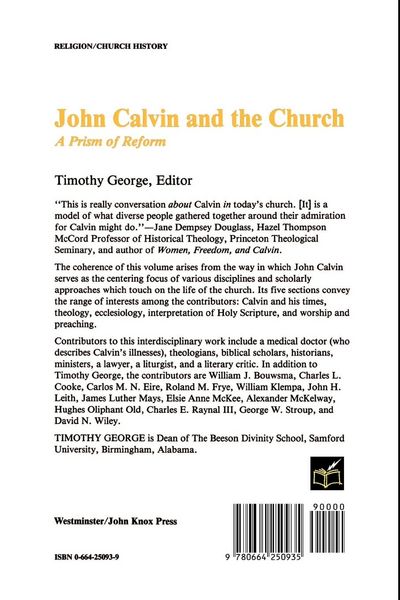 Produktbild: John Calvin and the Church
