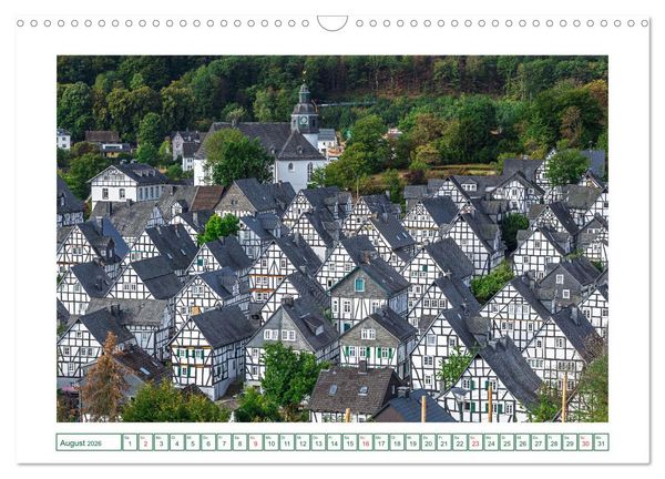 Produktbild: Romantische Ortschaften (Wandkalender 2026 DIN A3 quer), CALVENDO Monatskalender