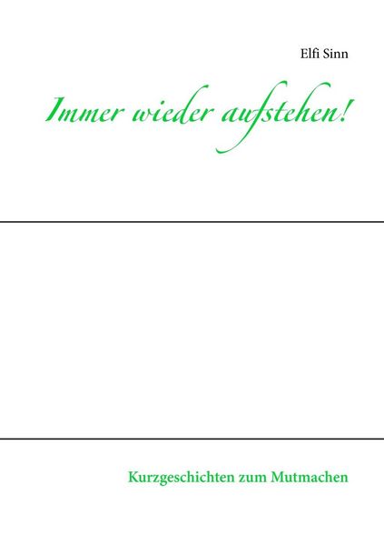 Produktbild: Immer wieder aufstehen!