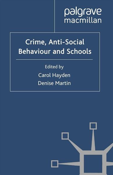 Produktbild: Crime, Anti-Social Behaviour and Schools
