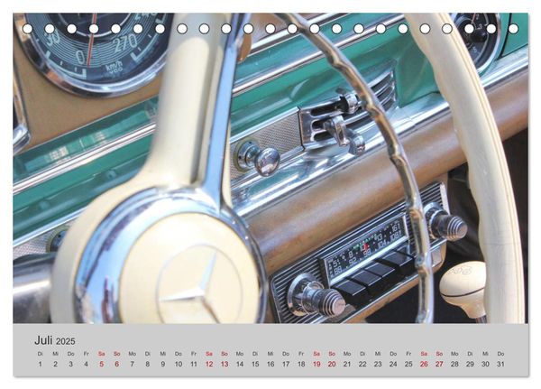 Produktbild: Der SL - &Auml;sthetik pur von Mercedes Benz (Tischkalender 2025 DIN A5 quer), CALVENDO Monatskalender