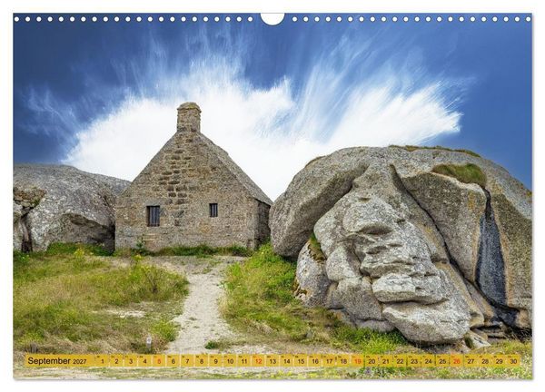 Produktbild: Bretagne, wild und sch&ouml;n (Wandkalender 2027 DIN A3 quer), CALVENDO Monatskalender