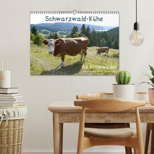 Produktbild: Schwarzwald-K&uuml;he - Die Hinterw&auml;lder (Wandkalender 2026 DIN A3 quer), CALVENDO Monatskalender