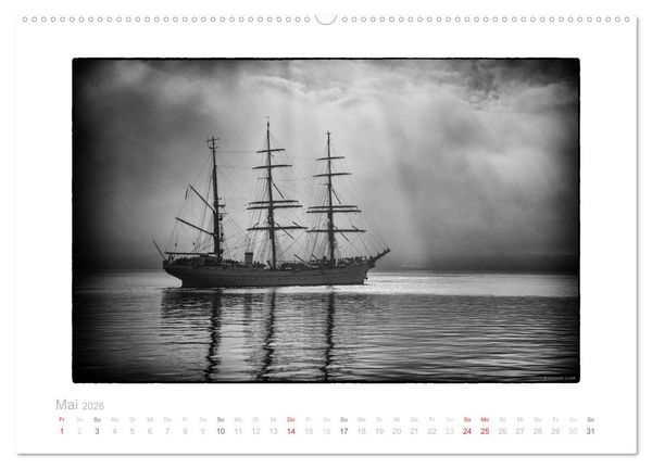 Produktbild: Gorch Fock - zeitlose Eindr&uuml;cke (hochwertiger Premium Wandkalender 2026 DIN A2 quer), Kunstdruck in Hochglanz