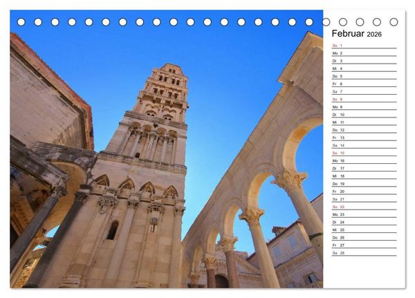 Produktbild: Split - Metropole Dalmatiens (Tischkalender 2026 DIN A5 quer), CALVENDO Monatskalender