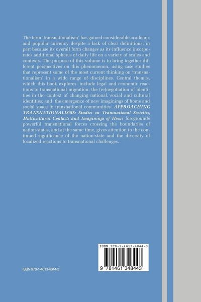 Produktbild: Approaching Transnationalisms