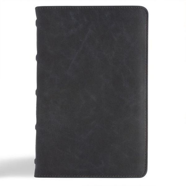 Produktbild: CSB Personal Size Bible, Holman Handcrafted Collection, Marbled Slate Premium Calfskin
