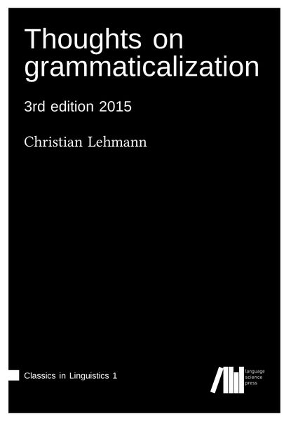 Produktbild: Thoughts on grammaticalization
